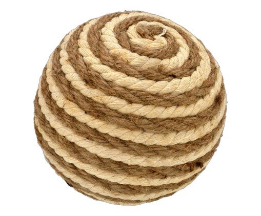 Bola decorativa Globis Marrom e Palha, brown | WestwingNow
