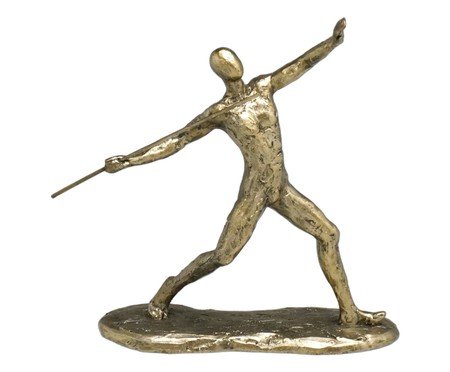 Escultura Atletismo Olimpiadas Dourado | Westwing