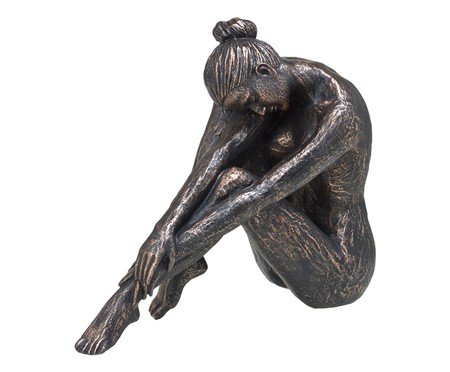 Escultura Decorativa Conceito Bronze e Preto | Westwing