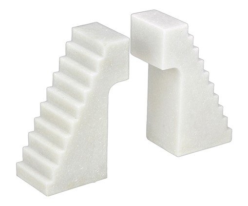 Porta-livros Escada Branco, white | WestwingNow