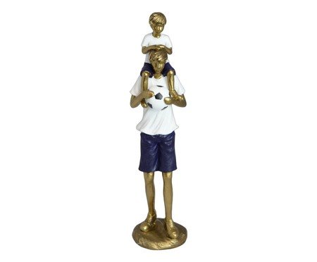 Pai e Filho Futebol Torcida Azul e Dourado | Westwing