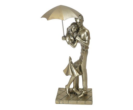 Casal Decorativo Juntto Dourado, gold | WestwingNow