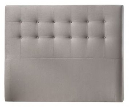 Cabeceira Painel em Veludo Full Genebra - Bege Claro