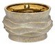 Vaso Decorativo Zalor Cinza e dourado, grey | WestwingNow