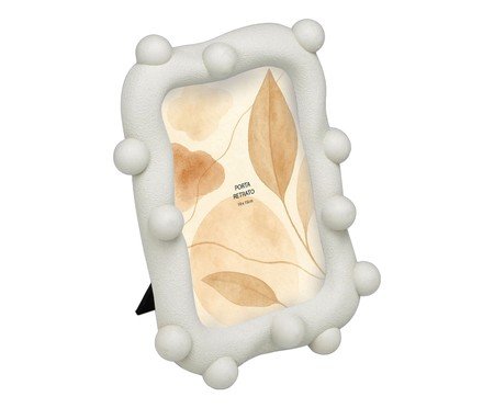 Porta-retrato Retriva Off-White | Westwing