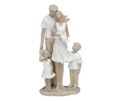 Família Decorativa Doçura Areia e Branco, beige | WestwingNow