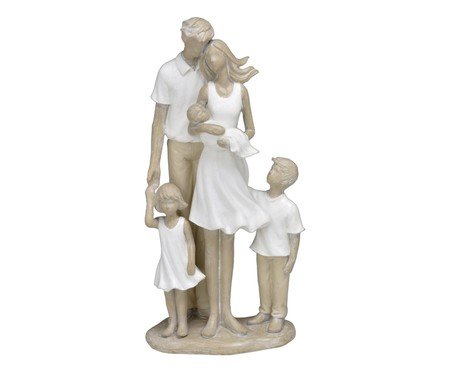 Família Decorativa Doçura Areia e Branco | Westwing