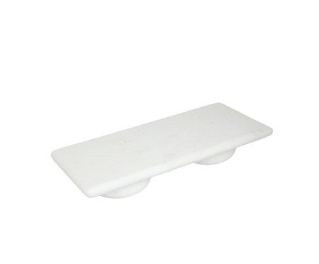 Bandeja Decorativa Lumiar Branco e Cinza | Westwing