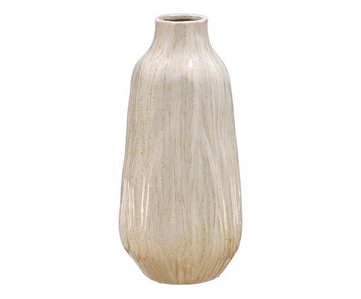 Vaso Decorativo Zymon Creme e Marrom, beige | WestwingNow