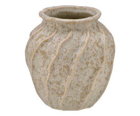 Vaso Decorativo Elyon Cinza e Marrom | Westwing