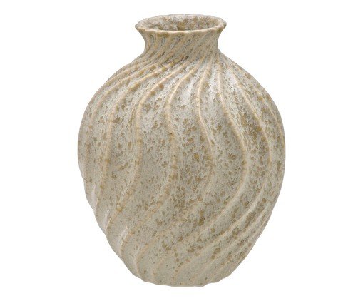 Vaso Decorativo Zeron Cinza e Marrom, grey | WestwingNow