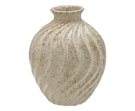 Vaso Decorativo Zeron Cinza e Marrom | Westwing