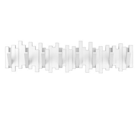 Cabideiro de Parede Branco - 8 Sticks | Westwing