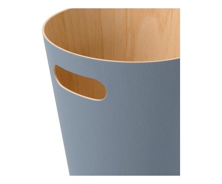 Lixeira Woodrow Azul | Westwing