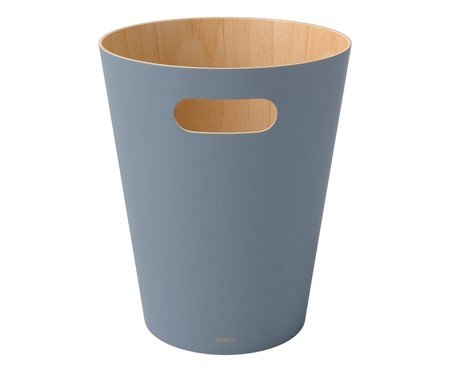 Lixeira Woodrow Azul | Westwing