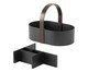 Cesto Organizador Bellwood, black | WestwingNow