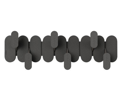 Cabideiro de Parede Tempo Preto, black | WestwingNow