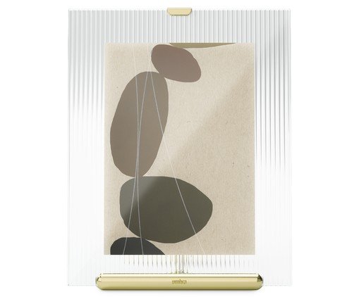 Porta-Retrato Flute Dourado - 13X18 cm, gold | WestwingNow