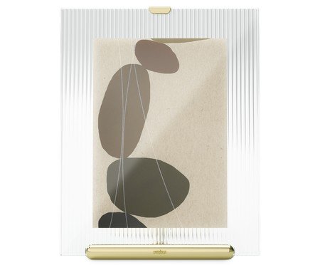 Porta-Retrato Flute Dourado - 13X18 cm | Westwing