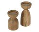 Jogo de Porta-Velas Araval, brown | WestwingNow