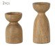 Jogo de Porta-Velas Araval, brown | WestwingNow