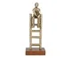 Escultura Pessoa em Metal Zirak, gold | WestwingNow