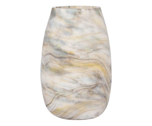Vaso em Vidro Andrômeda, Off White | WestwingNow