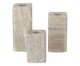 Jogo de Porta-Velas Wolpert, beige | WestwingNow