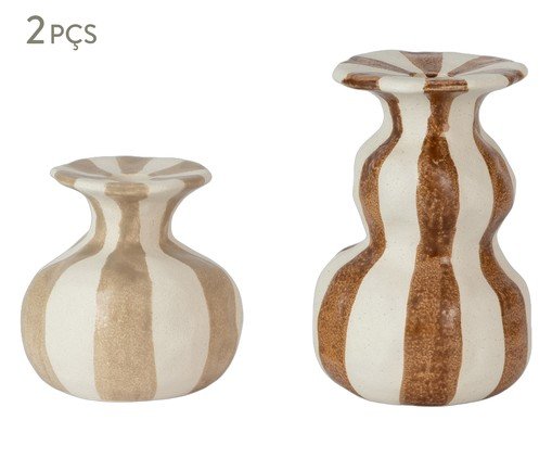 Jogo de Porta-Velas Cirion, multicolor | WestwingNow