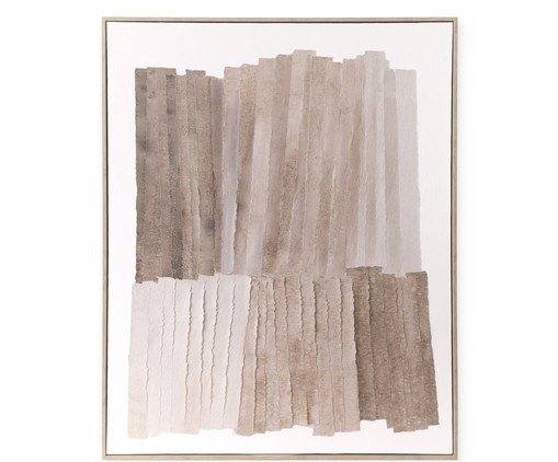 Quadro Texturizado em Canvas Kanke, beige | WestwingNow