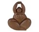 Jogo de Esculturas Yoga, brown | WestwingNow