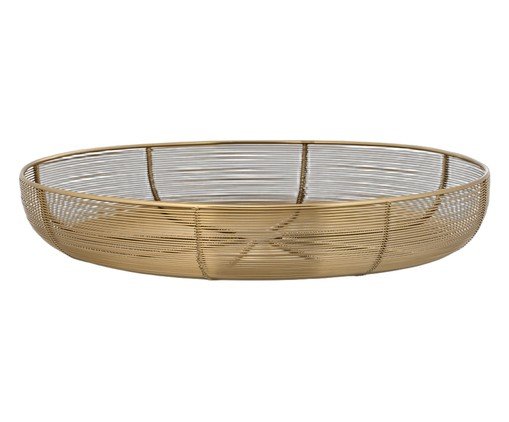Centro de Mesa em Metal, gold | WestwingNow