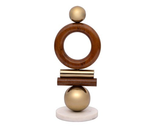 Escultura em Metal Undómiel, gold | WestwingNow