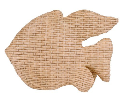 Escultura Peixe Yucra, beige | WestwingNow