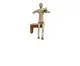 Escultura Pessoa em Metal Edgecombe, gold | WestwingNow
