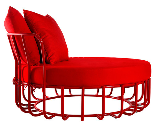 Day Bed Cesta - Vermelho, Natural | WestwingNow