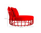 Day Bed Cesta - Vermelho, Natural | WestwingNow