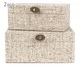 Jogo de Caixas Pancara, beige | WestwingNow