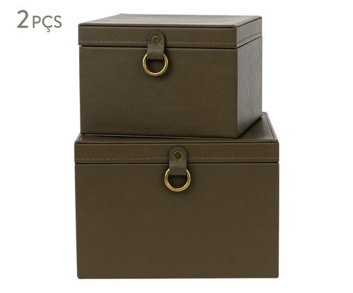 Jogo de Caixa Decorativas Diana, green | WestwingNow