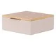 Caixa Decorativa Veludo Giacomo, beige | WestwingNow