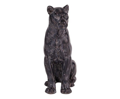 Escultura Leoa Nicoletta, black | WestwingNow