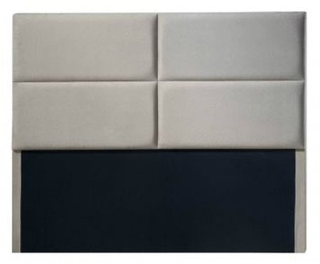 Cabeceira Painel em Veludo Toronto - Cru