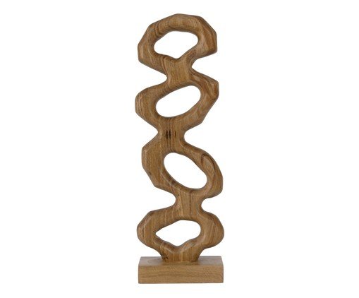 Escultura em Madeira Ludovica, Natural | WestwingNow