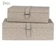 Jogo de Caixa Decorativas Gaia, grey | WestwingNow
