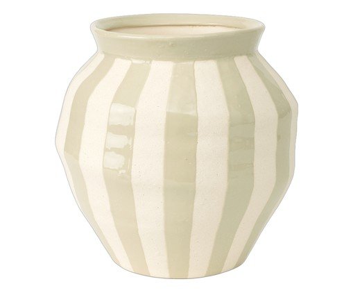 Vaso em Cerâmica Simona, Off White | WestwingNow