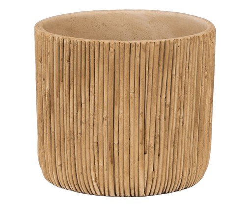 Cachepot em Cimento Kisu, beige | WestwingNow