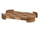 Jogo de Bandejas em Madeira Paucarmayta, brown | WestwingNow