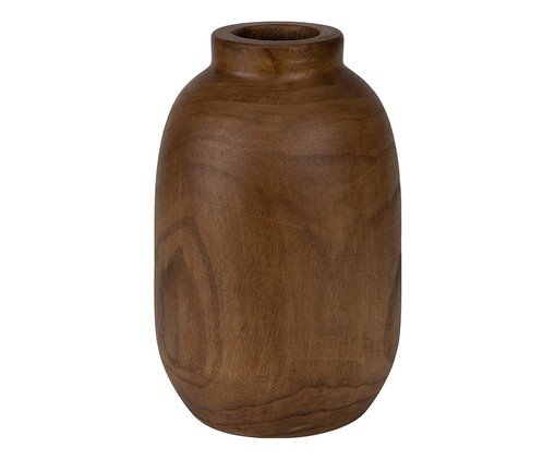 Vaso em Madeira Ulo, brown | WestwingNow