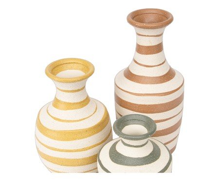 Jogo de Vasos em Cerâmica Serena | Westwing