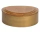 Jogo de Potes Decorativos em Madeira Waranka, gold | WestwingNow